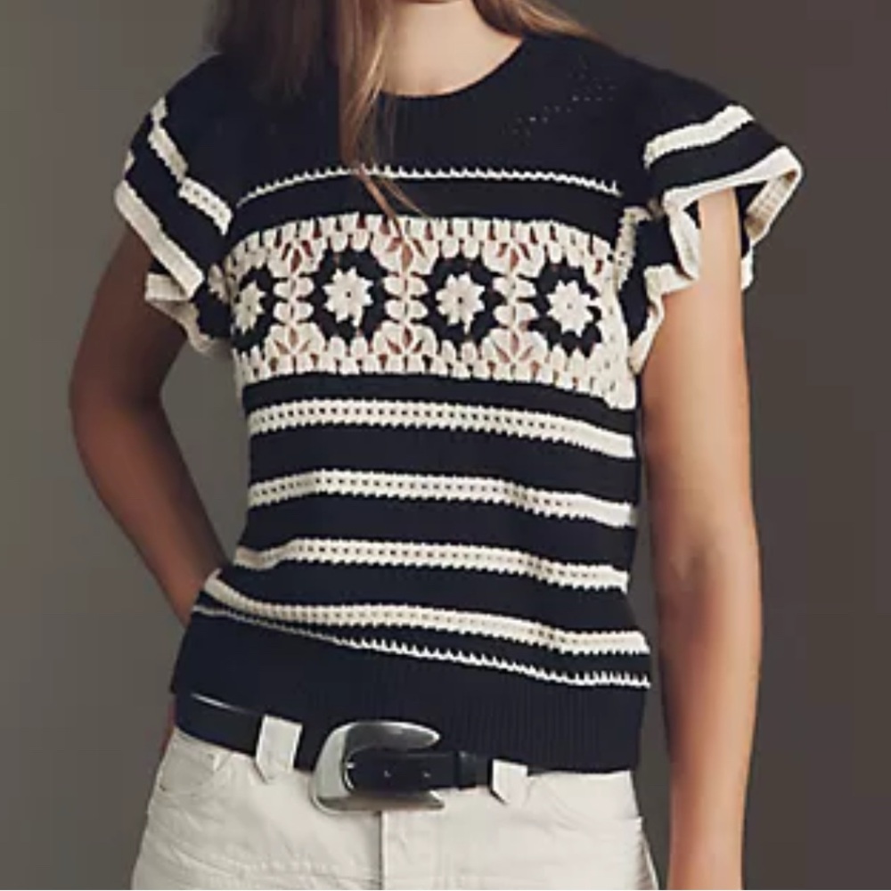Penelope Crochet Top Small